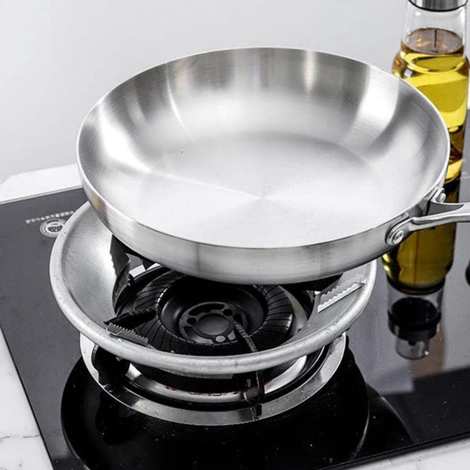 2167 Stove Trivets Windscreen for Kitchen Wok Support Ring Cooktop Range Pan Holder Stand Stove Rack. DeoDap 2167 Stove Trivets Windscreen for Kitchen Wok Support Ring Cooktop Range Pan Holder Stand Stove Rack. DeoDap